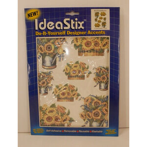 IdeaStix IS3229- Sunflowers Do-It-Yourself Designer Accents- Self-Adhesive
